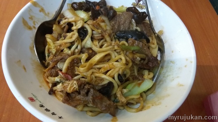 Menu hidangan mee tarik chinese muslim Penang yang sedap