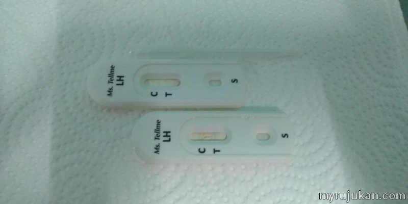 Produk ovulation test kit yang kurang berkesan. Dua kali guna pun dua kali result tidak jelas
