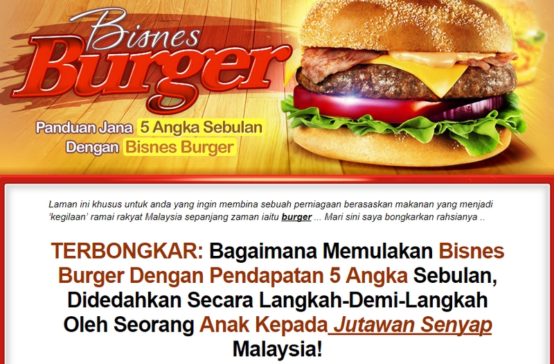 Panduan dan rujukan lengkap untuk usahawan burger