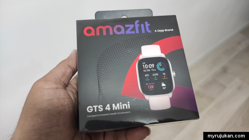 Kotak Amazfit GTS 4 Mini Malaysia