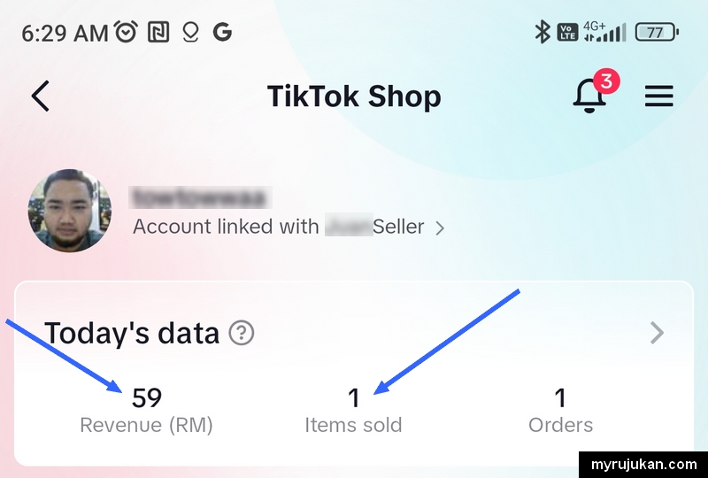 Dapat sales kali pertama dari affiliate Tiktok